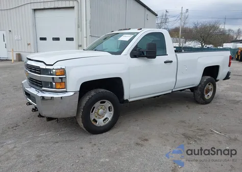 2015 Chevrolet Silverado 2500Hd Wt из США, поврежденный, VIN 1GC0KUEG1FZ142126